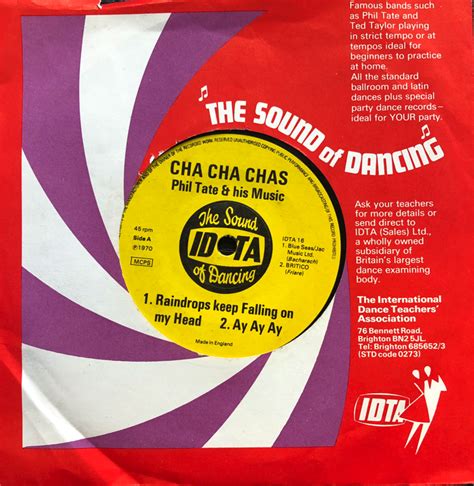 Phil Tate And His Music Cha Cha Chas Sambas 7 Inch Vinyl Record 7