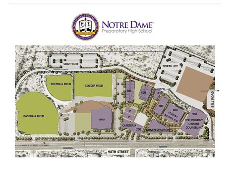 Campus Map Notre Dame Campus Map