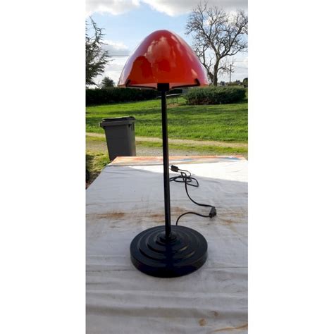 Lampe Vintage En Opaline Orange Et Blanche Noir Orange Fer Opaline