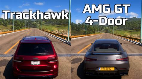 Forza Horizon Jeep Grand Cherokee Trackhawk Vs Mercedes Amg Gt