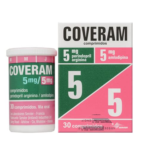 Coveram 5 5mg X 30 Comp Farmedis S A