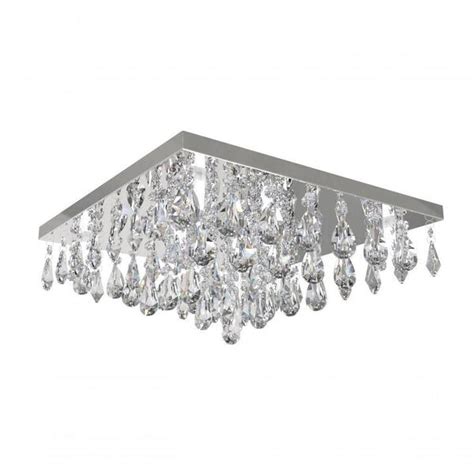 Plafon Lustre De Cristal Legitimo 42cm Ático Leroy Merlin