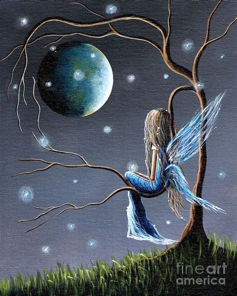 Fairy Art Print Original Artwork Painting By Shawna Erback