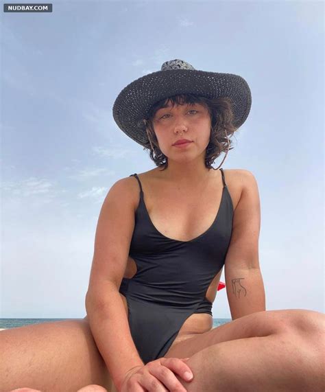 Katelyn Ohashi Naked Wears Bikini On The Beach 2021 Nudbay