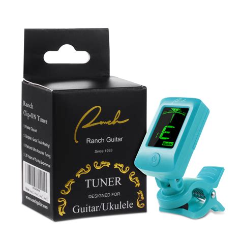 Blue Guitar Tuner - Clip-On Tuner Specialized for Ukulele and Guitar