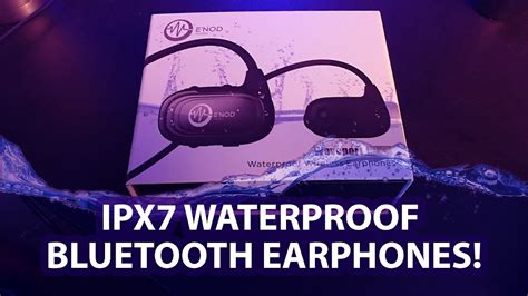 Worlds Best And First Ipx7 Waterproof Bluetooth Earphones Youtube