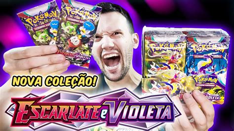 Abri A Booster Box Da Escarlate E Violeta Nova Cole O Youtube