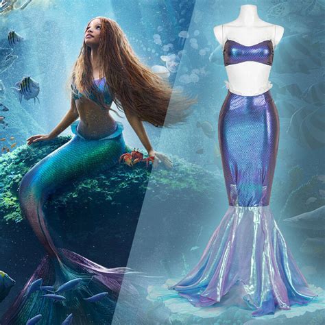 Ariel Mermaid Costume for Adults. Little Mermaid Movie Costume – NalaGila