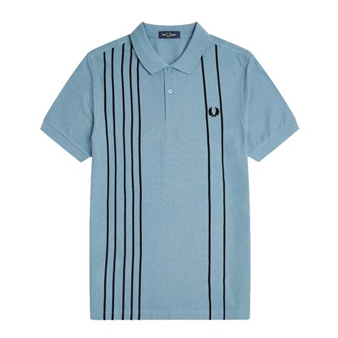 Shop Fred Perry Refined Stripe Polo Shirt Clothing Natterjacks