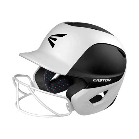 Easton Ghost Matte Two Tone Batting Helmet With Integrated Facemask