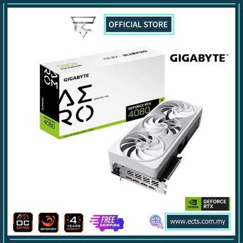 GIGABYTE GeForce RTX 4080 16GB AERO OC GRAPHIC CARD (GV-N4080AERO OC ...