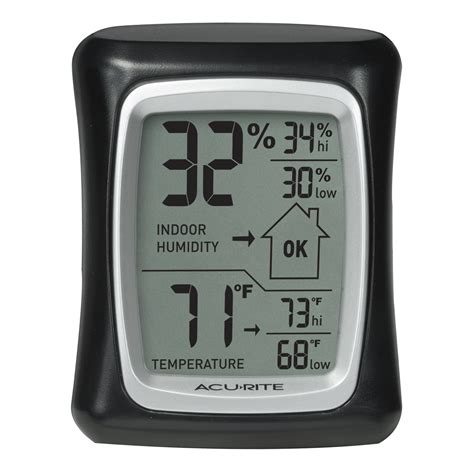 Acurite Indoor Digital Thermometer Hygrometer With Temperature And