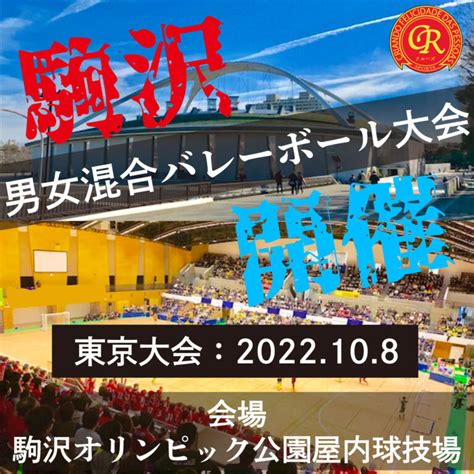 男女混合バレーボール大会を東京で開催 108駒沢オリンピック公園屋内球技場で開催