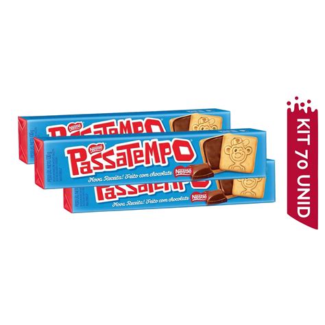 Biscoito Recheado Passatempo Chocolate 130g Loja Maximo Benefícios