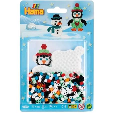 Hama Bügelperlen 4109 Kleines Set Winter mit ca 450 bunten Midi