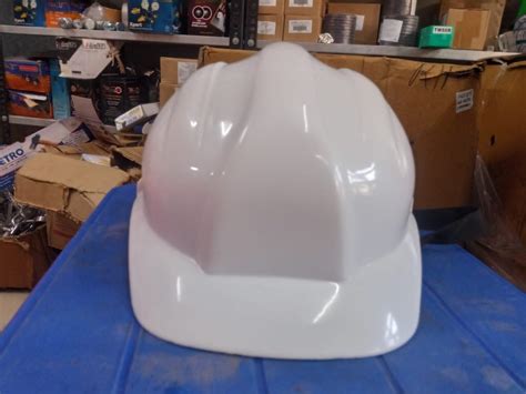 PVC White Udyogi Industrial Safety Helmets Size Medium At Rs 100