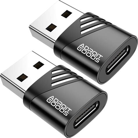 AdroitGoods 2x adaptér USB A na USB C USB Kaufland cz