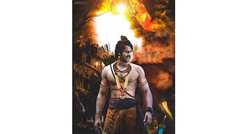 Teaser Poster Of ‘adipurush Launched Prabhas Transforms Into Lord