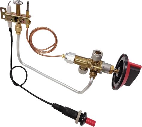 MCAMPAS LP Gas Safety Valve With Pilot Burner Thermocouple Piezo