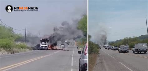 Se incendia camioneta cargada de pacas de alfalfa hay pérdidas totales