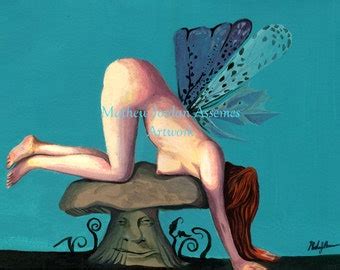 Items Similar To Nude Fire Fairy Woman Magic Fantasy Art Naked Butterfly Female Flame Energy 5x7