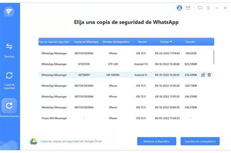 Cómo descargar la copia de seguridad de WhatsApp en el PC