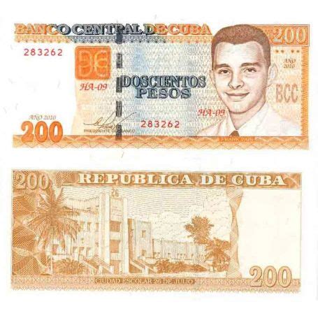 Banknotensammlung Kuba Pk Nr Pesos La Maison Du