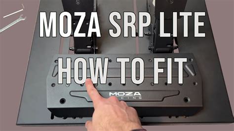 Fit Moza Srp Lite Pedals To Gtomega Prime Lite Pedal Tray YouTube