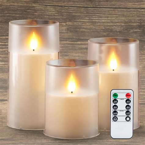 Amazon Homemory Realistic Flickering Flameless Candles With