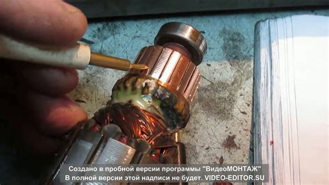 Ремонт-перемотка якоря фрезера HITACHI M 8V2. Фильм первый. - YouTube