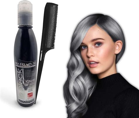 Shampoo Matizador Sin Sal Y Sin Parabenos Le Black Negro Platinado