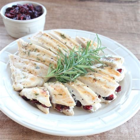 Cranberry Goat Cheese Stuffed Chicken Recipe