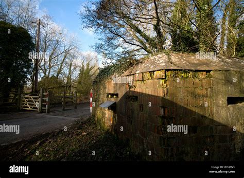 Denford Pillbox Hungerford Berkshure Uk Gun Emplacement Stock Photo Alamy