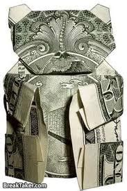 Dollar Bill Origami - The Awesomer