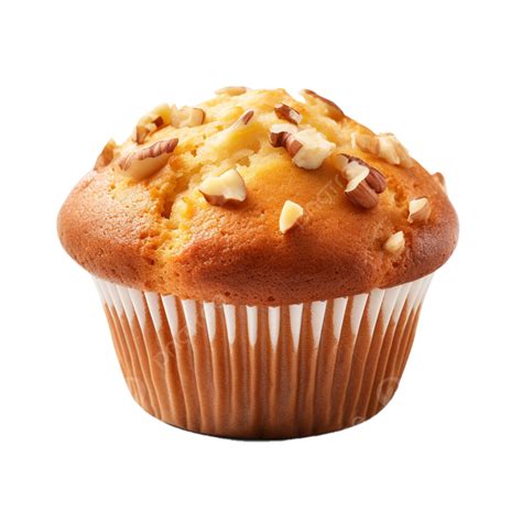 A Banana Nut Muffin, Banana Nut Muffins, Dessert, Fast Food PNG Transparent Image and Clipart ...