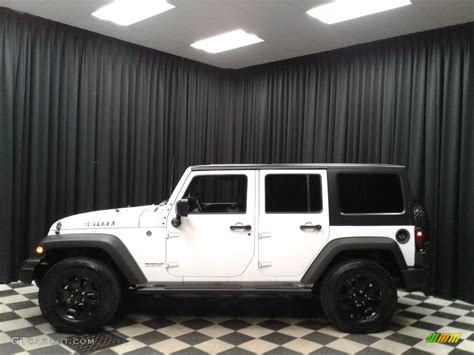 2016 Bright White Jeep Wrangler Unlimited Willys Wheeler 4x4 135632607