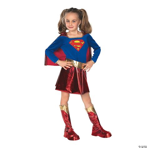 Girls Deluxe Supergirl™ Costume Oriental Trading