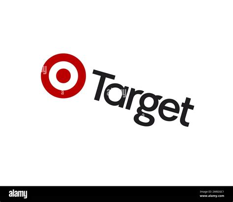 Target Australia, Rotated Logo, White Background B Stock Photo - Alamy