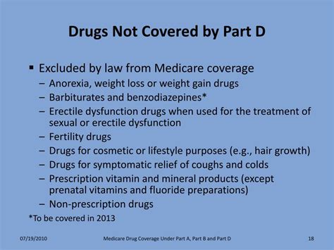 Ppt Medicare Drug Coverage Under Part A Part B And Part D Powerpoint