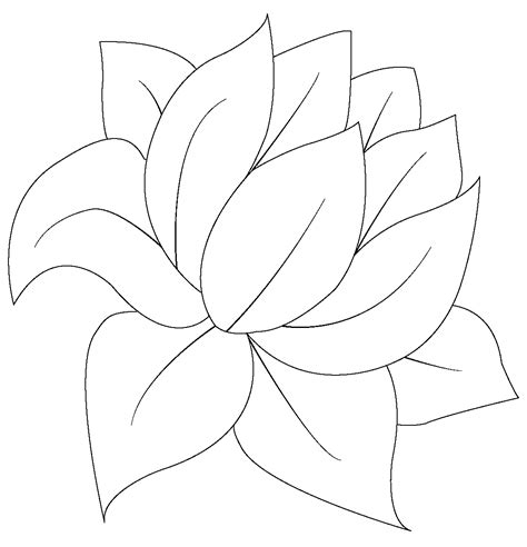 Кувшинка трафарет - 56 фото