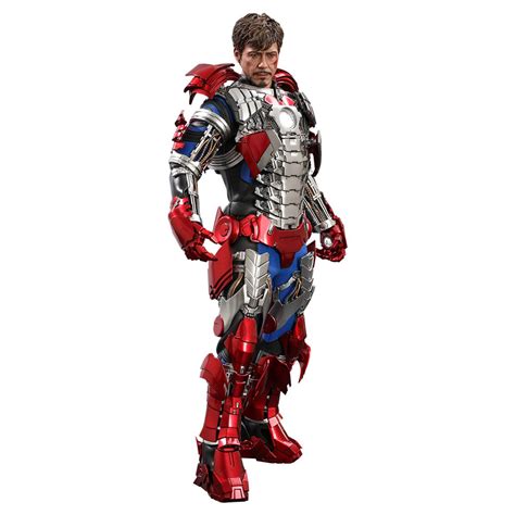 Hot Toys Iron Man Movie Masterpiece Action Figure Tony Stark Mark V Suit Up Version