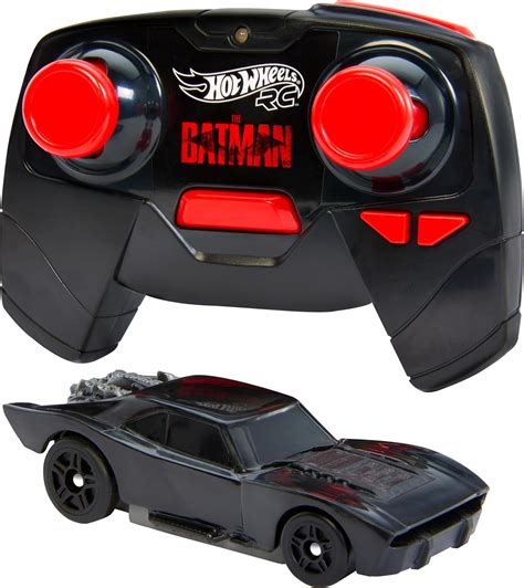 Amazon Hot Wheels RC Batmobile From The Batman Movie In 1 64 Scale Remote Control Toy Car