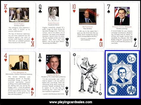 R Somerville Playing Cards Playingcardsales Bush Cards