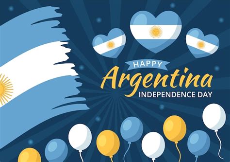 Feliz D A De La Independencia De Argentina El De Julio Ilustraci N