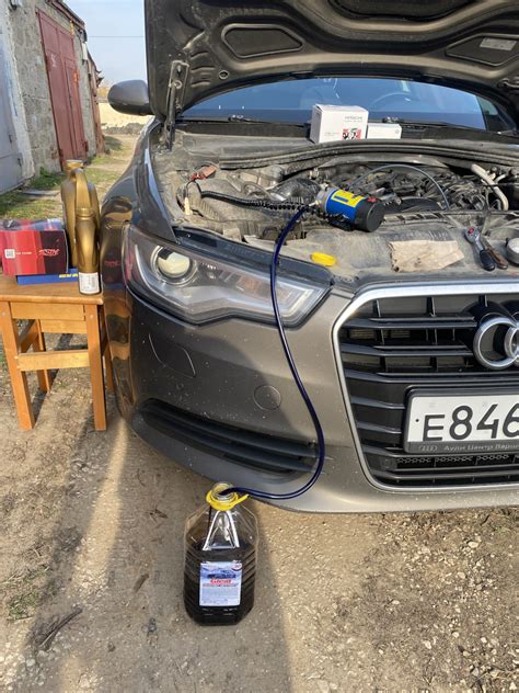 Замена масла Sintec 0w40 — Audi A6 (C7), 2 л, 2013 года | плановое ТО ...