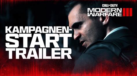 Kampagnen Start Trailer Call Of Duty Modern Warfare III YouTube