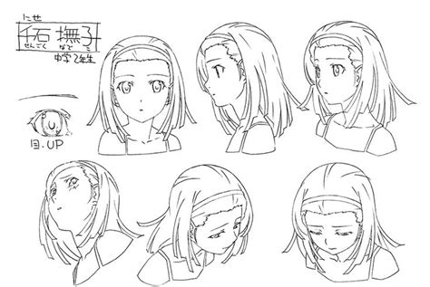 anime reference sheets/ character settei | Anime, Character, Female sketch