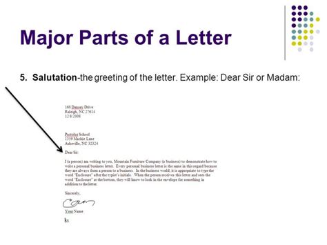 Letter Salutations Examples Scrumps