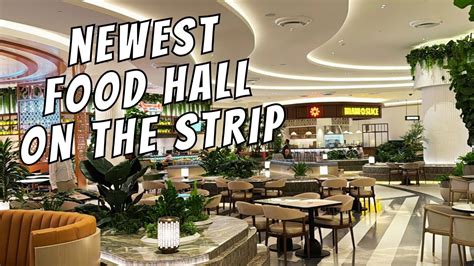 Fontainebleau Las Vegas Food Hall Walkthrough Epic New Food Hall On