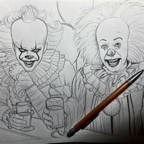 9 best r/pennywisetheclown images on Pholder | Started a sketch of a couple of bro’s catching up ...